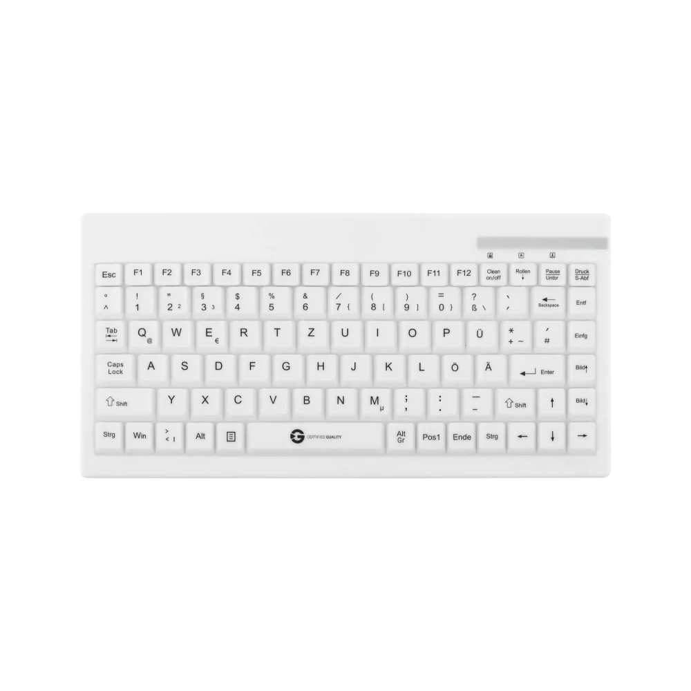 Reinraum-Tastatur GETT CleanType Easy Protect Compact